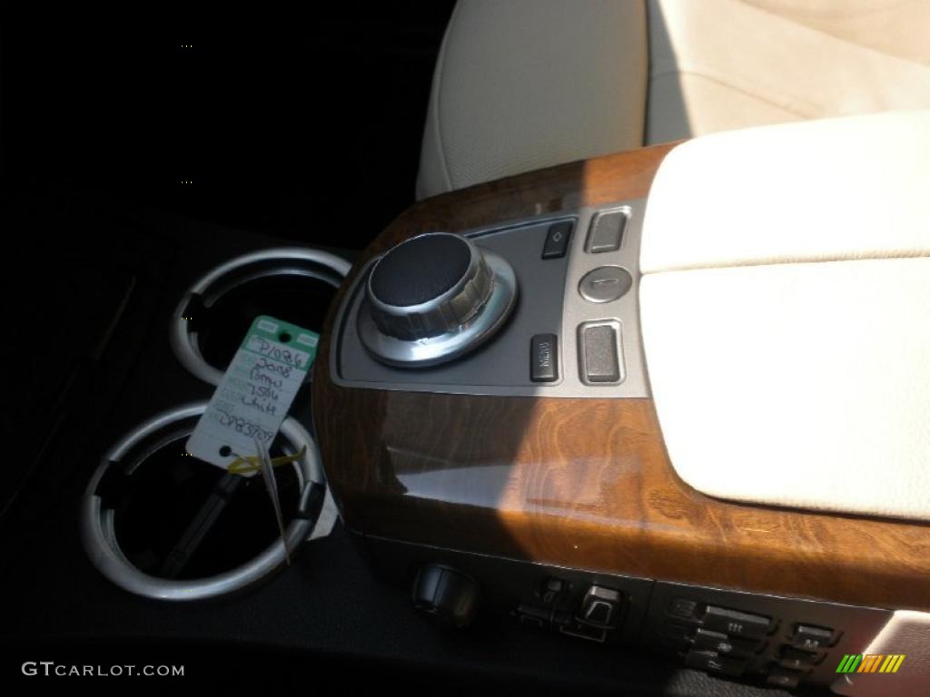 2008 7 Series 750Li Sedan - Alpine White / Cream Beige photo #9