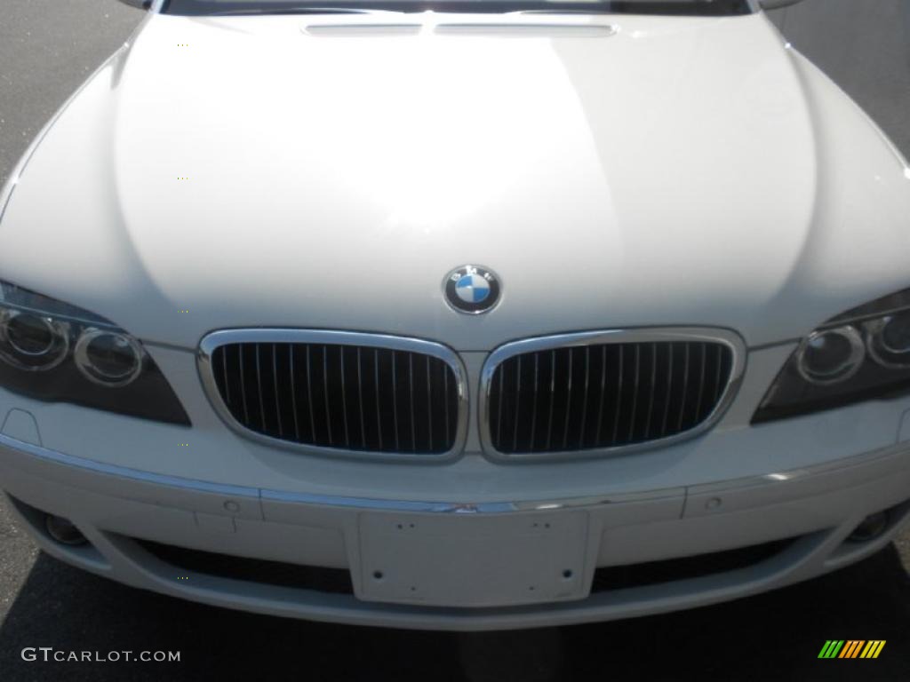 2008 7 Series 750Li Sedan - Alpine White / Cream Beige photo #23