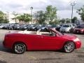 2008 Inferno Red Crystal Pearl Chrysler Sebring Limited Convertible  photo #13