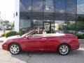 2008 Inferno Red Crystal Pearl Chrysler Sebring Limited Convertible  photo #14