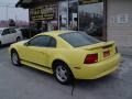 2002 Zinc Yellow Ford Mustang V6 Coupe  photo #3