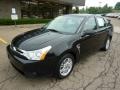 2008 Black Ford Focus SE Sedan  photo #8