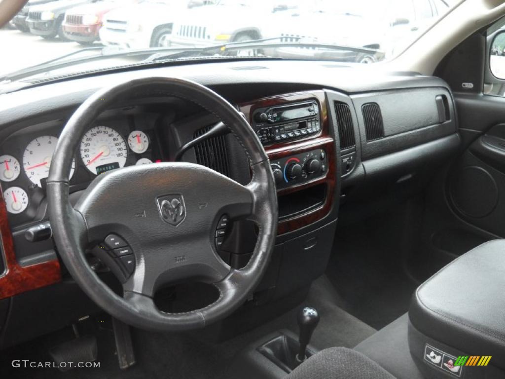 2003 Ram 1500 SLT Regular Cab 4x4 - Dark Garnet Red Pearl / Dark Slate Gray photo #10