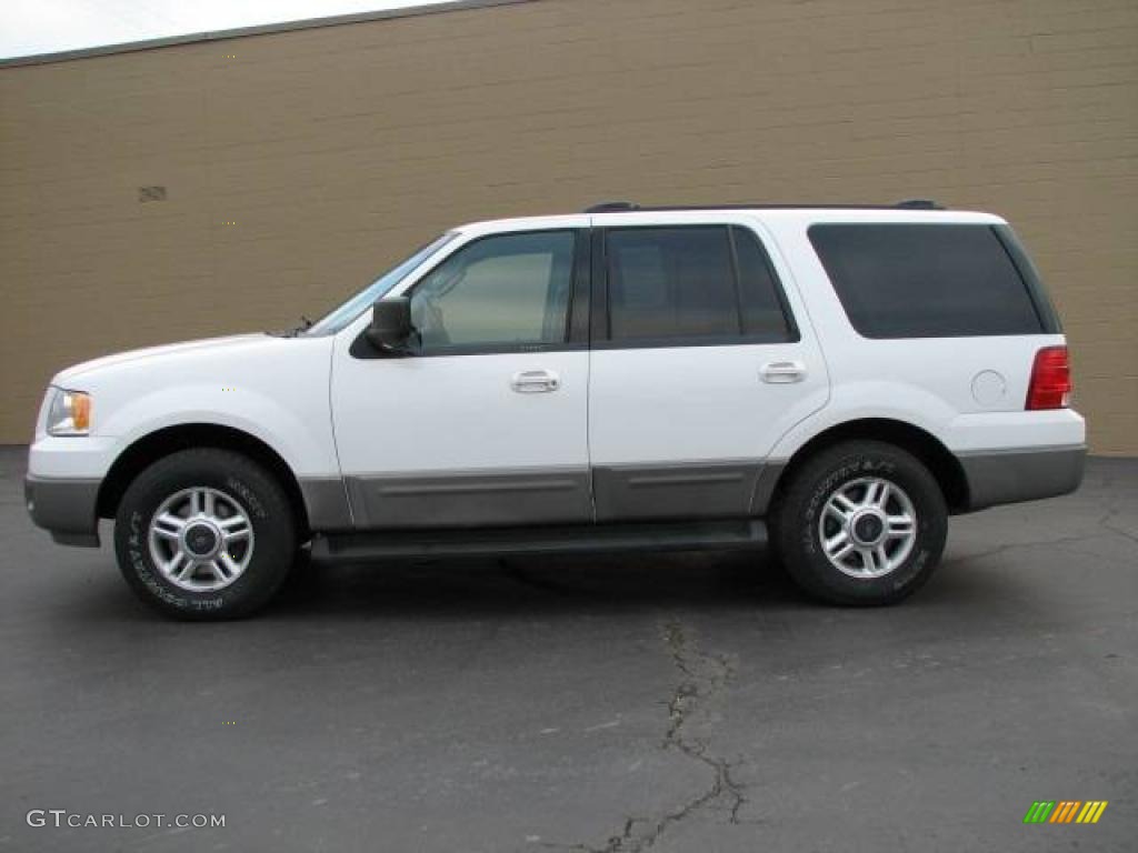 2003 Expedition XLT 4x4 - Oxford White / Flint Grey photo #1