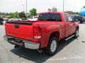 2010 Fire Red GMC Sierra 1500 SLE Extended Cab  photo #4