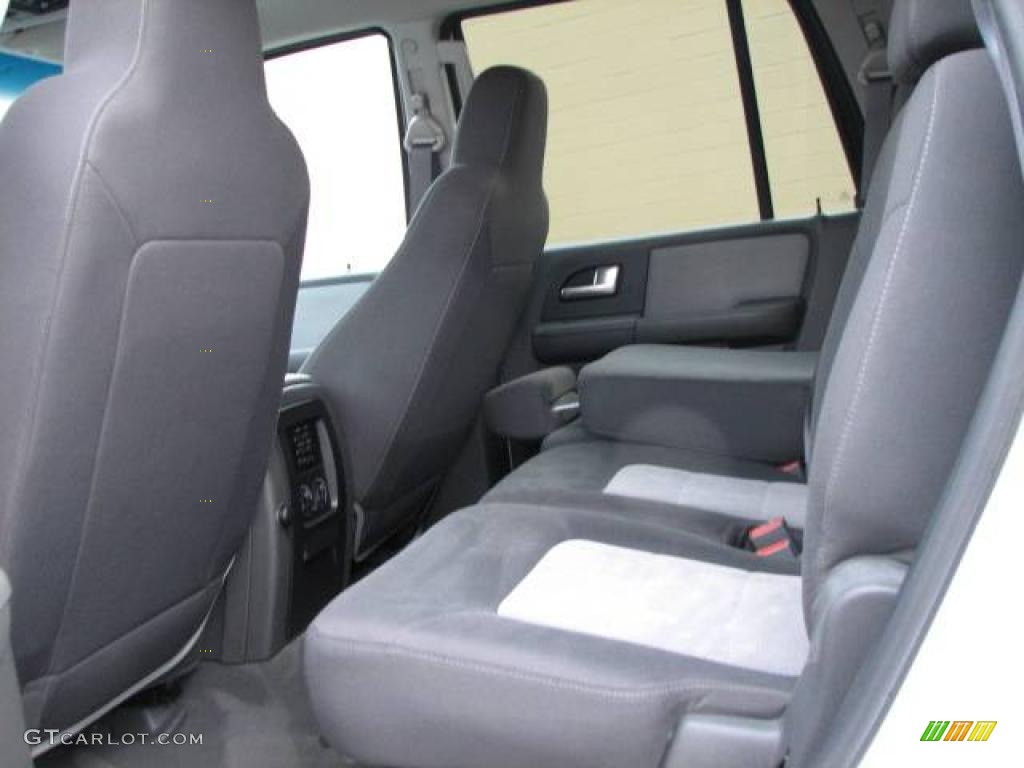 2003 Expedition XLT 4x4 - Oxford White / Flint Grey photo #8