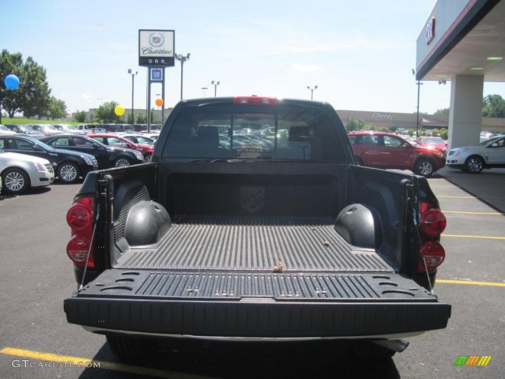 2008 Ram 1500 Lone Star Edition Quad Cab - Brilliant Black Crystal Pearl / Medium Slate Gray photo #9