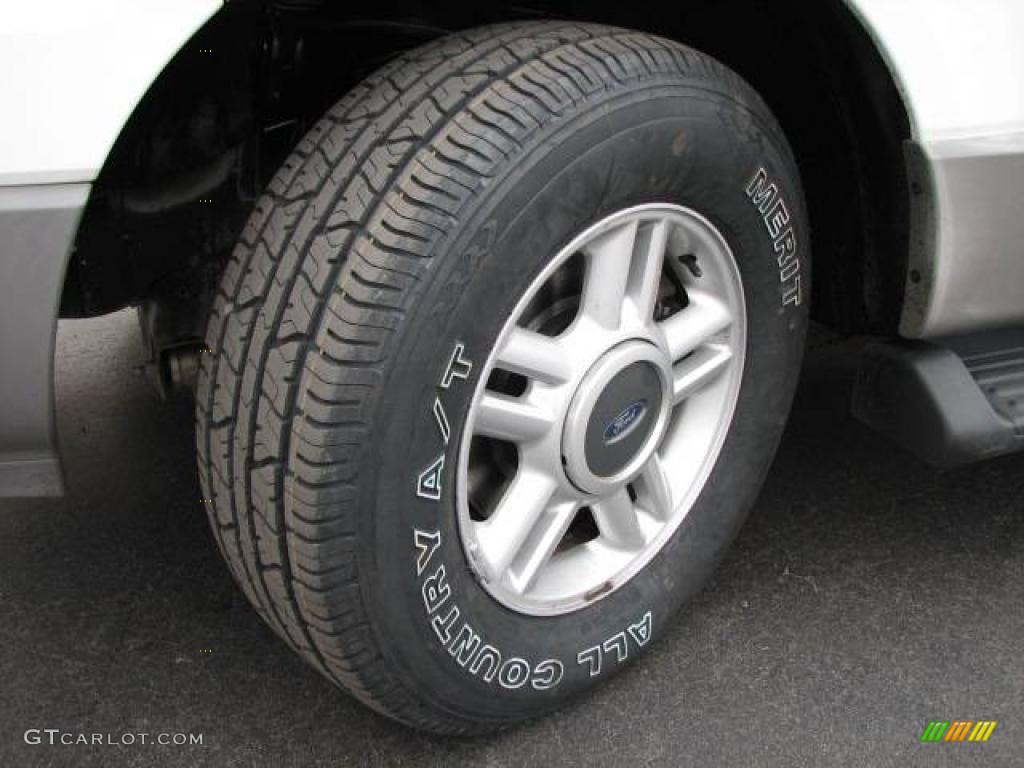 2003 Expedition XLT 4x4 - Oxford White / Flint Grey photo #14