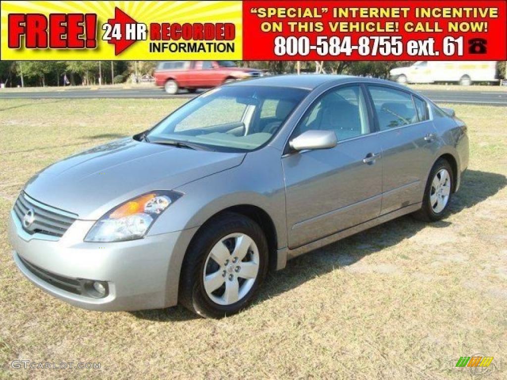 2008 Altima 2.5 S - Precision Gray Metallic / Frost photo #1