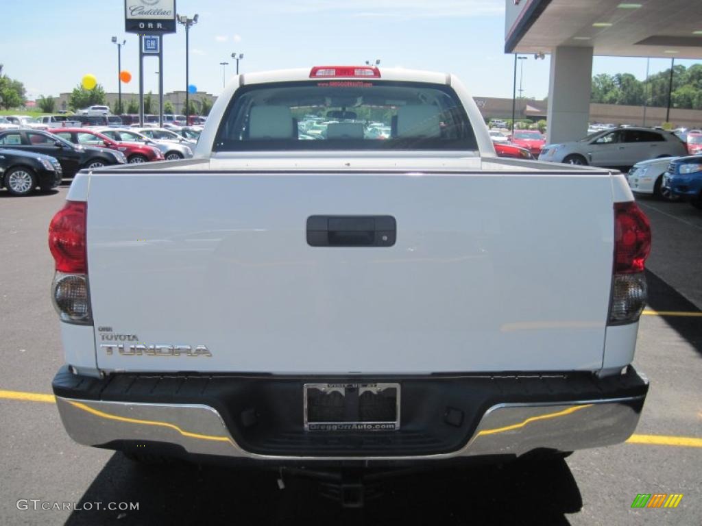 2008 Tundra SR5 Double Cab - Super White / Graphite Gray photo #8