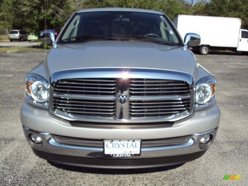 2007 Ram 1500 SLT Quad Cab - Bright Silver Metallic / Medium Slate Gray photo #13