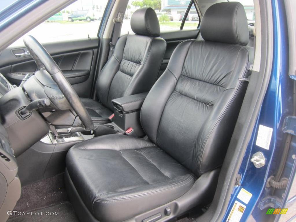 2006 Accord EX-L V6 Sedan - Sapphire Blue Pearl / Black photo #10