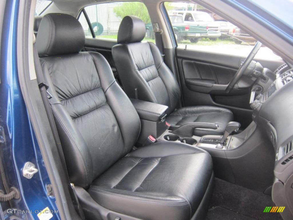 2006 Accord EX-L V6 Sedan - Sapphire Blue Pearl / Black photo #13