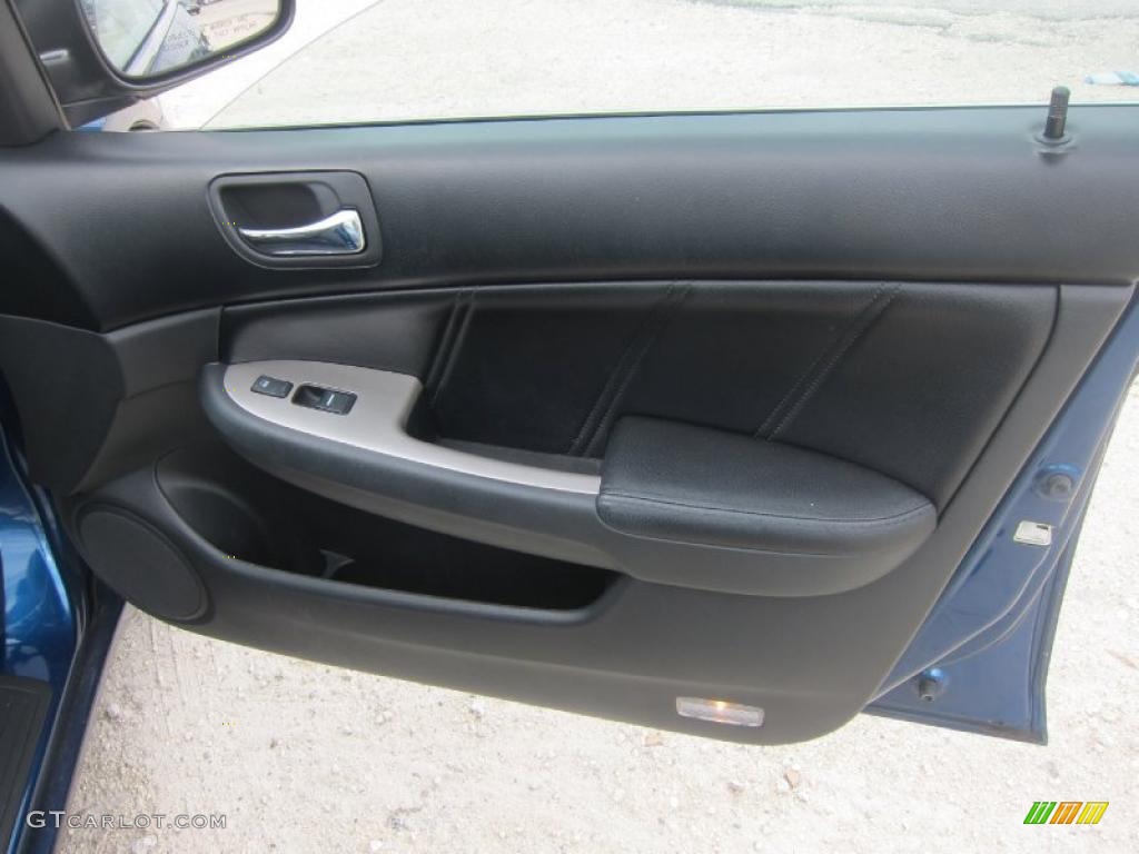 2006 Accord EX-L V6 Sedan - Sapphire Blue Pearl / Black photo #15