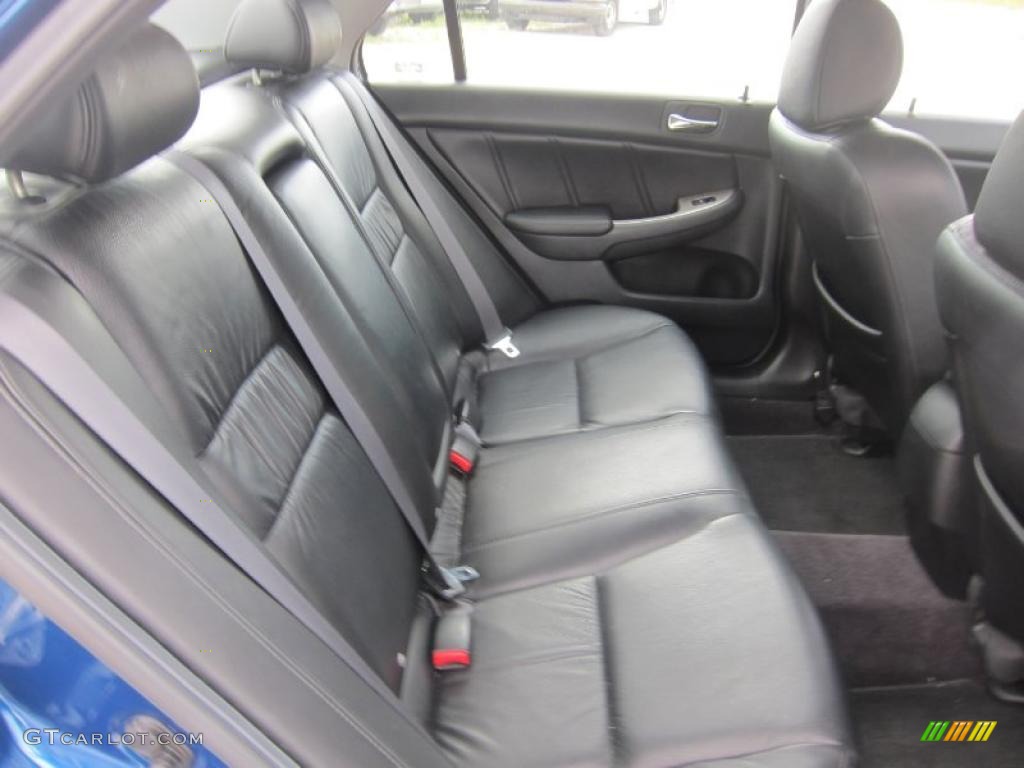 2006 Accord EX-L V6 Sedan - Sapphire Blue Pearl / Black photo #16