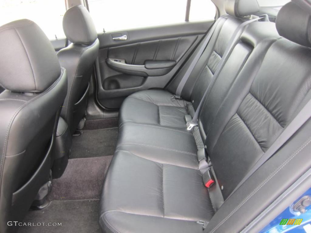 2006 Accord EX-L V6 Sedan - Sapphire Blue Pearl / Black photo #17