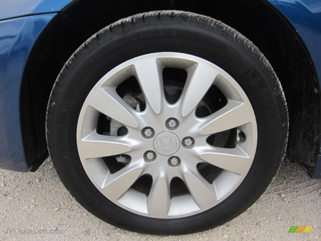 2006 Accord EX-L V6 Sedan - Sapphire Blue Pearl / Black photo #18
