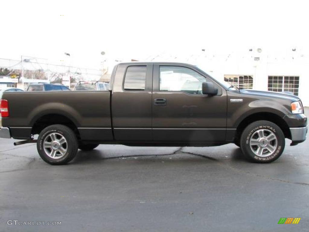 2006 F150 XLT SuperCab - Dark Stone Metallic / Medium/Dark Flint photo #5