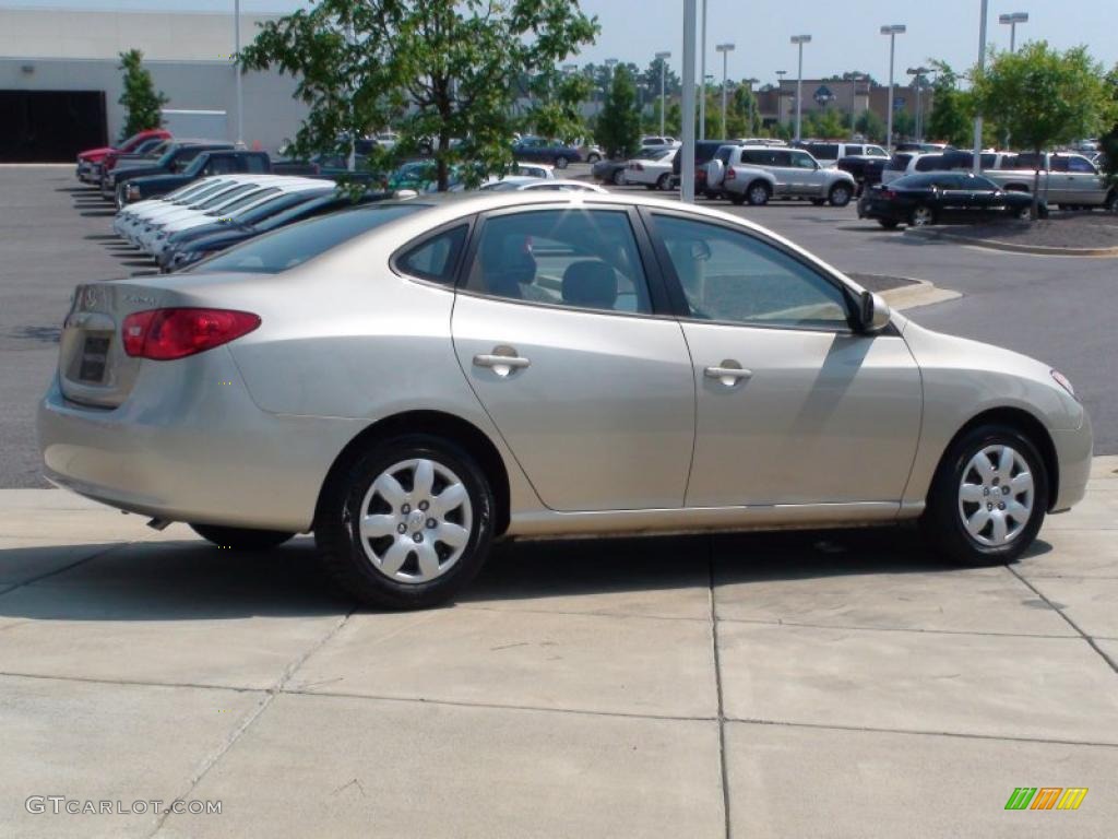 2009 Elantra GLS Sedan - Laguna Sand / Beige photo #5