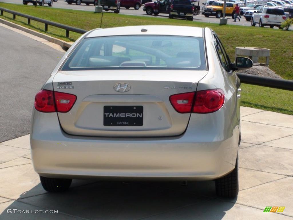 2009 Elantra GLS Sedan - Laguna Sand / Beige photo #7