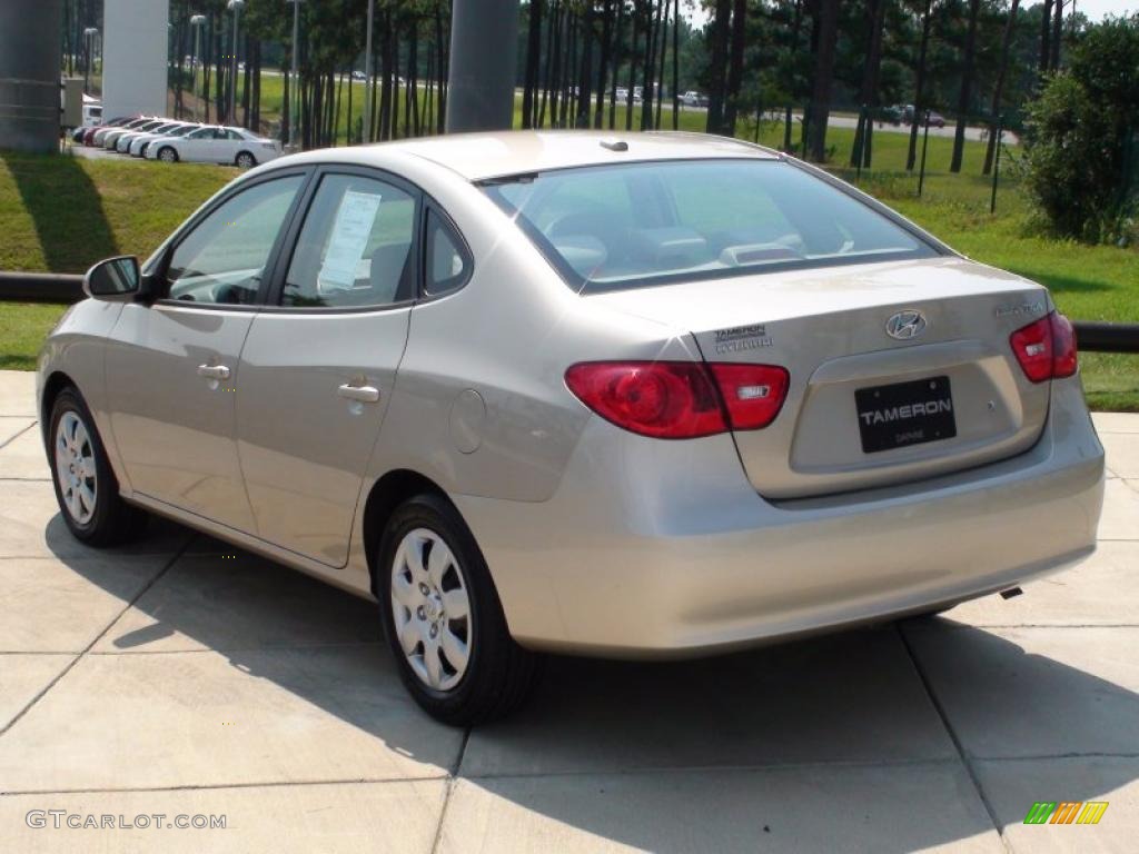 2009 Elantra GLS Sedan - Laguna Sand / Beige photo #8