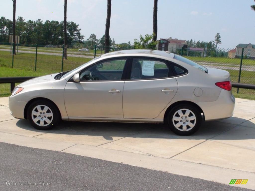 2009 Elantra GLS Sedan - Laguna Sand / Beige photo #9