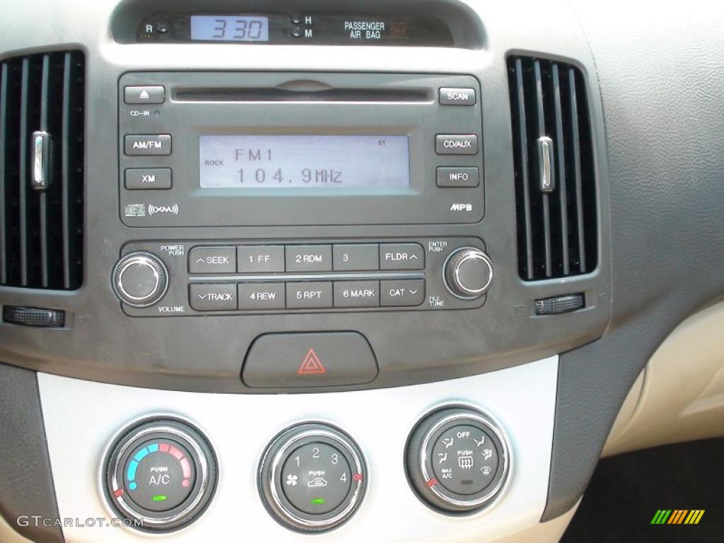 2009 Elantra GLS Sedan - Laguna Sand / Beige photo #24