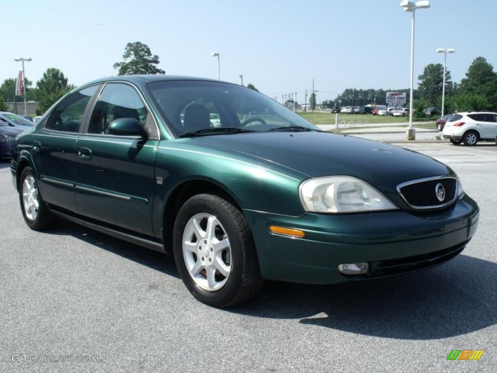 2000 Sable LS Premium Sedan - Tropic Green Metallic / Medium Graphite photo #7