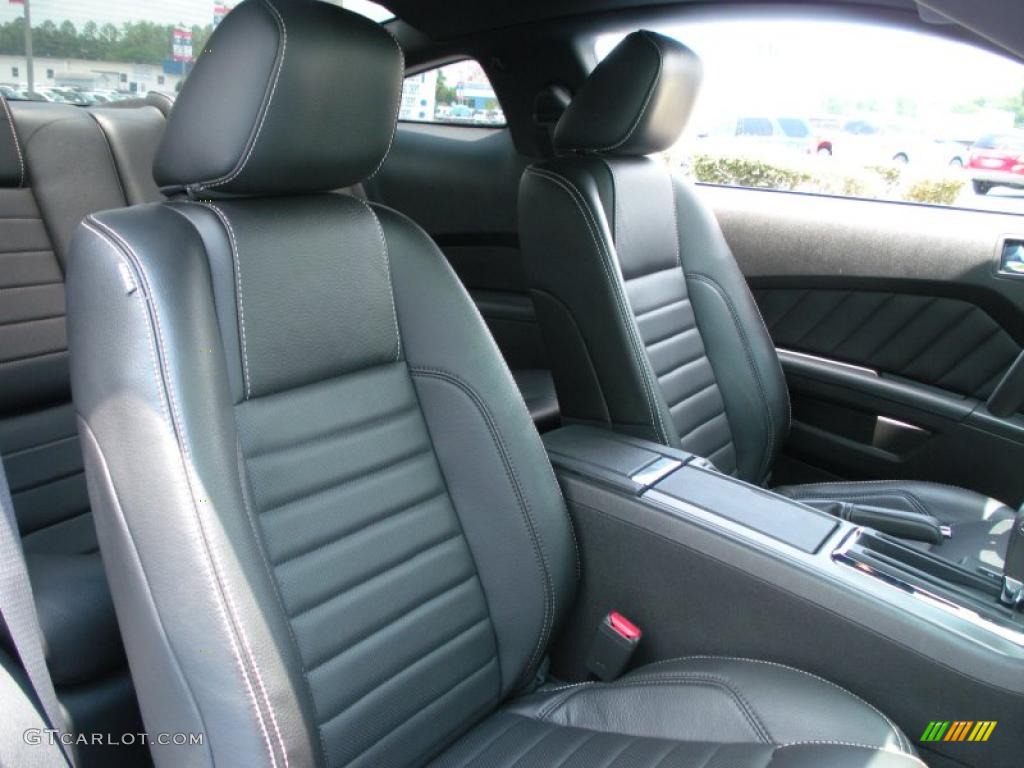 2010 Mustang V6 Premium Coupe - Kona Blue Metallic / Charcoal Black photo #14