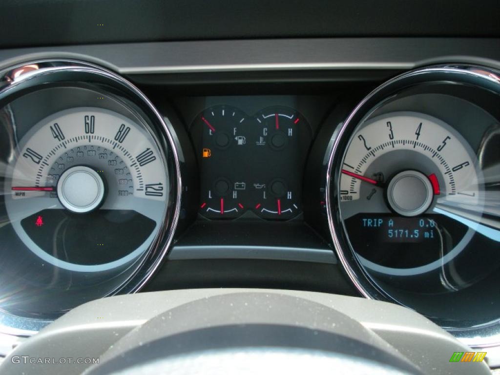 2010 Mustang V6 Premium Coupe - Kona Blue Metallic / Charcoal Black photo #18