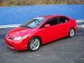 2007 Rallye Red Honda Civic Si Sedan  photo #1