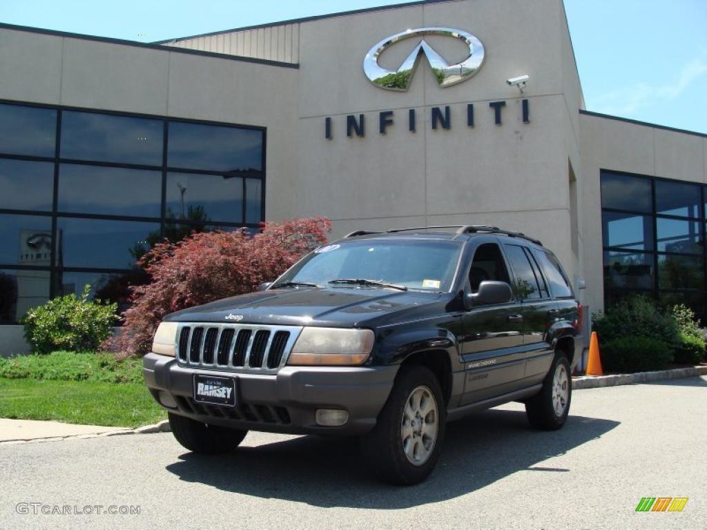 2001 Grand Cherokee Laredo 4x4 - Black / Agate photo #1