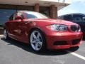 2008 Sedona Red Metallic BMW 1 Series 135i Coupe  photo #6