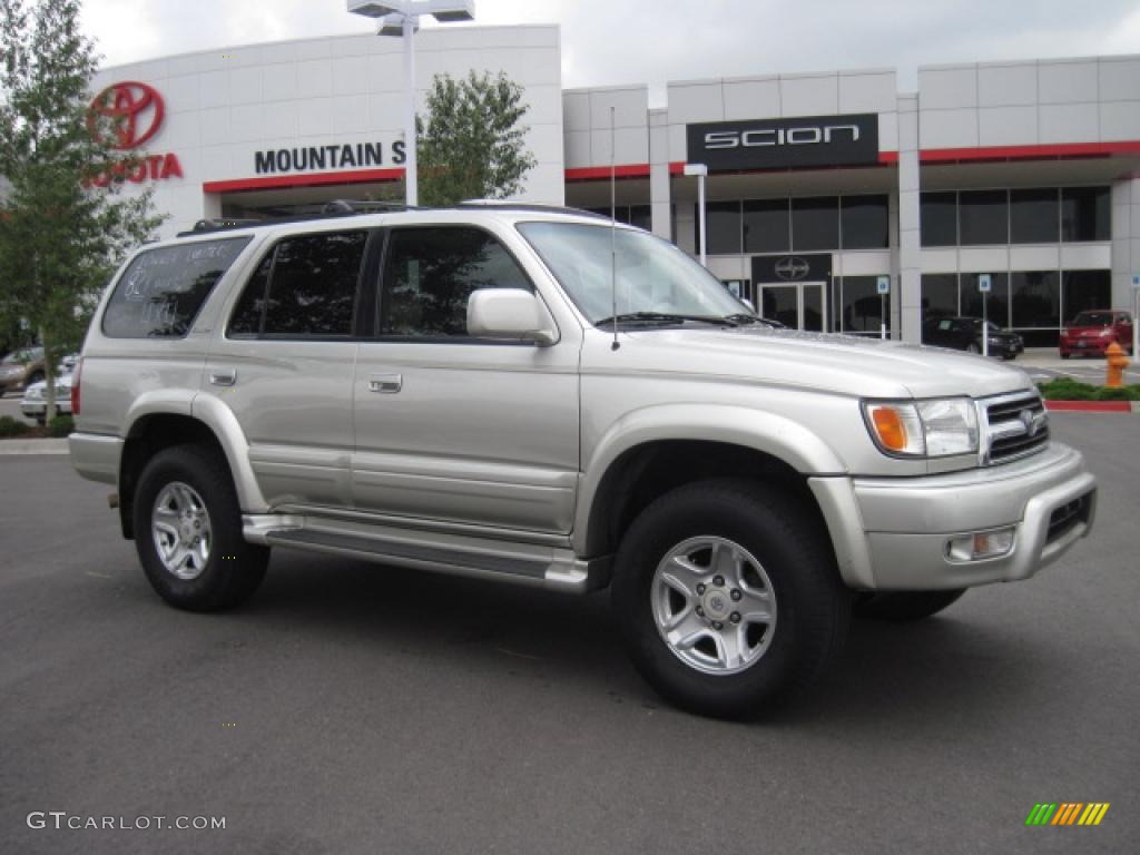 1999 4Runner Limited 4x4 - Millennium Silver Metallic / Oak photo #1