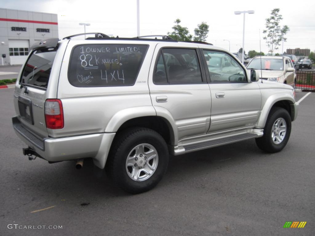 1999 4Runner Limited 4x4 - Millennium Silver Metallic / Oak photo #2
