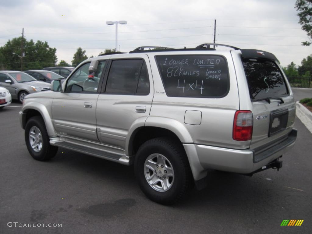 1999 4Runner Limited 4x4 - Millennium Silver Metallic / Oak photo #4