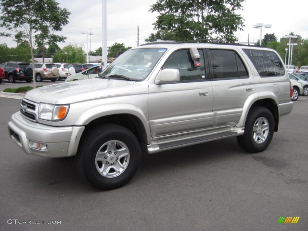 1999 4Runner Limited 4x4 - Millennium Silver Metallic / Oak photo #5