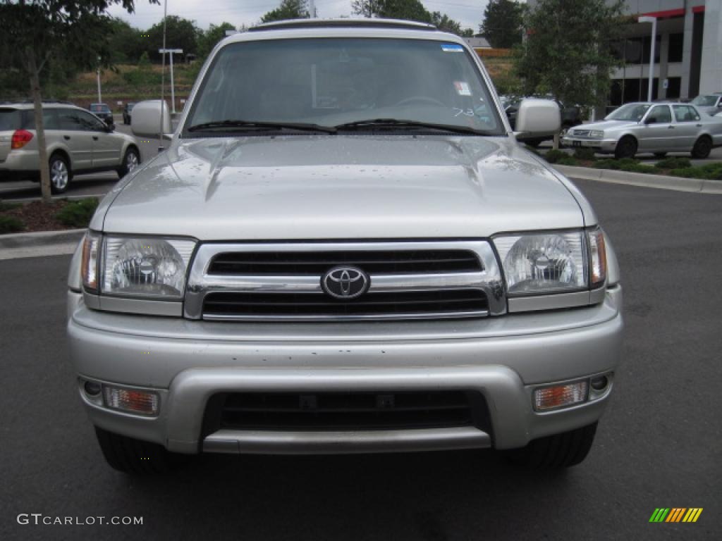 1999 4Runner Limited 4x4 - Millennium Silver Metallic / Oak photo #6