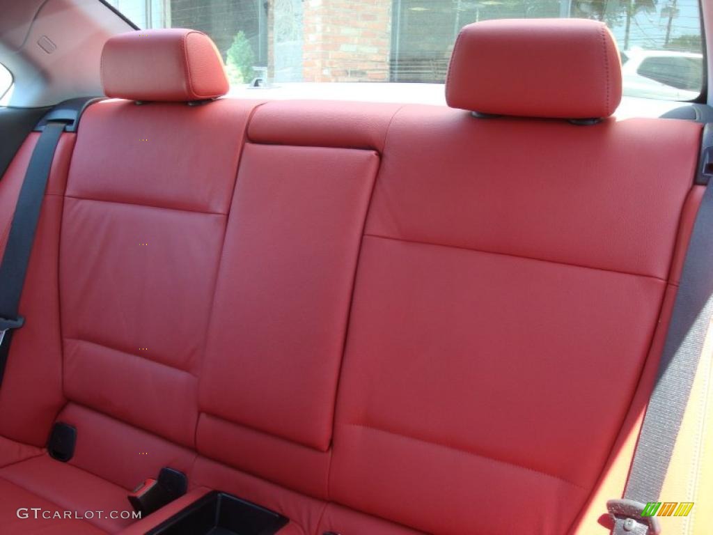 2008 1 Series 135i Coupe - Sedona Red Metallic / Coral Red photo #17
