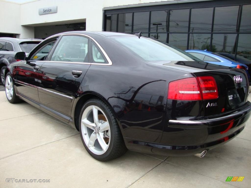 2010 A8 L 4.2 quattro - Cherry Black Pearl Effect / Black photo #8