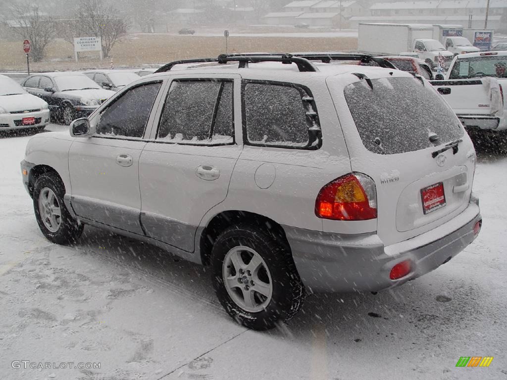 2004 Santa Fe GLS - Nordic White / Gray photo #3