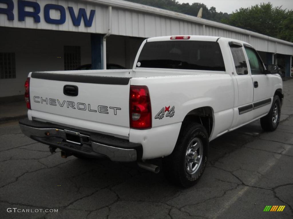 2003 Silverado 1500 Extended Cab 4x4 - Summit White / Dark Charcoal photo #2