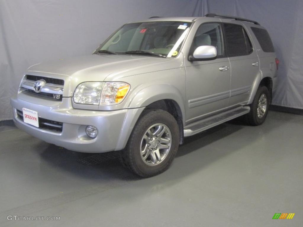 Silver Sky Metallic Toyota Sequoia