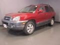 2005 Merlot Dark Red Hyundai Santa Fe LX 3.5 4WD  photo #1