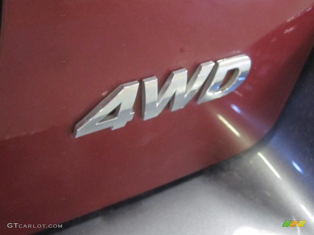 2005 Santa Fe LX 3.5 4WD - Merlot Dark Red / Beige photo #5