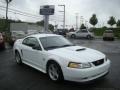 1999 Crystal White Ford Mustang GT Coupe  photo #1