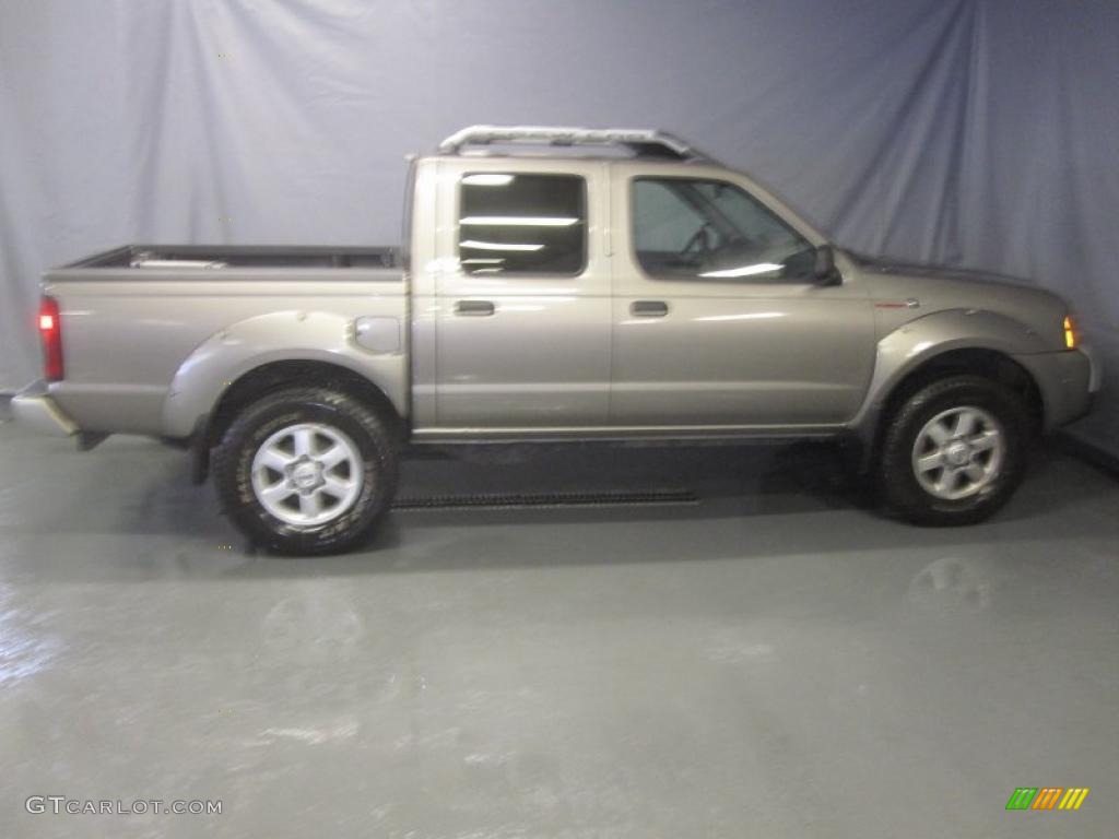 2004 Frontier SC Crew Cab 4x4 - Polished Pewter Metallic / Charcoal photo #4