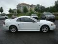 1999 Crystal White Ford Mustang GT Coupe  photo #2