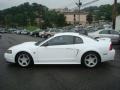 1999 Crystal White Ford Mustang GT Coupe  photo #6