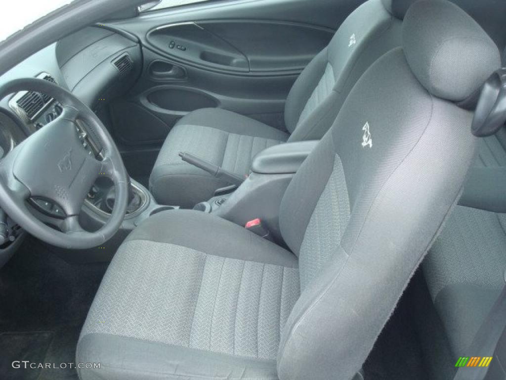 1999 Mustang GT Coupe - Crystal White / Dark Charcoal photo #7